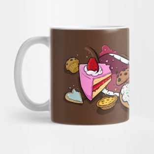 Bakery Glutton Facemask (dark skin) Mug